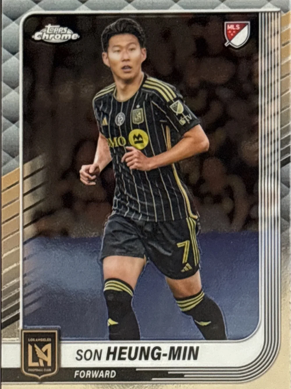 Topps Chrome Son Heung-Min LAFC Soccer Card